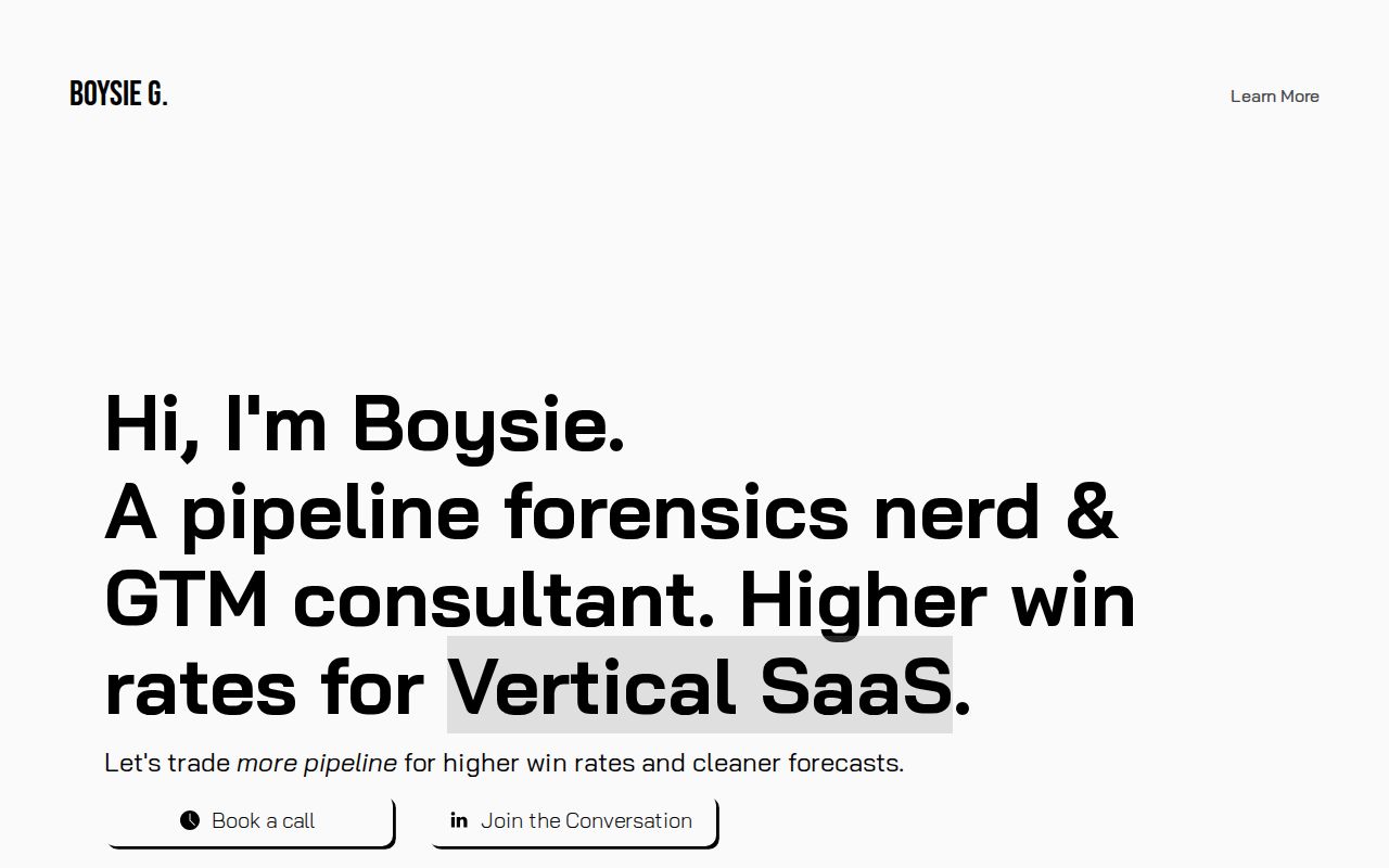 Boysie Gordon (GTM Consulting)